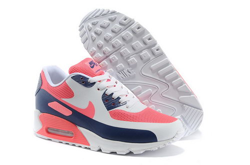Nike Air Max 90 Hyp Prm Women Pink White Running Shoes Low Cost